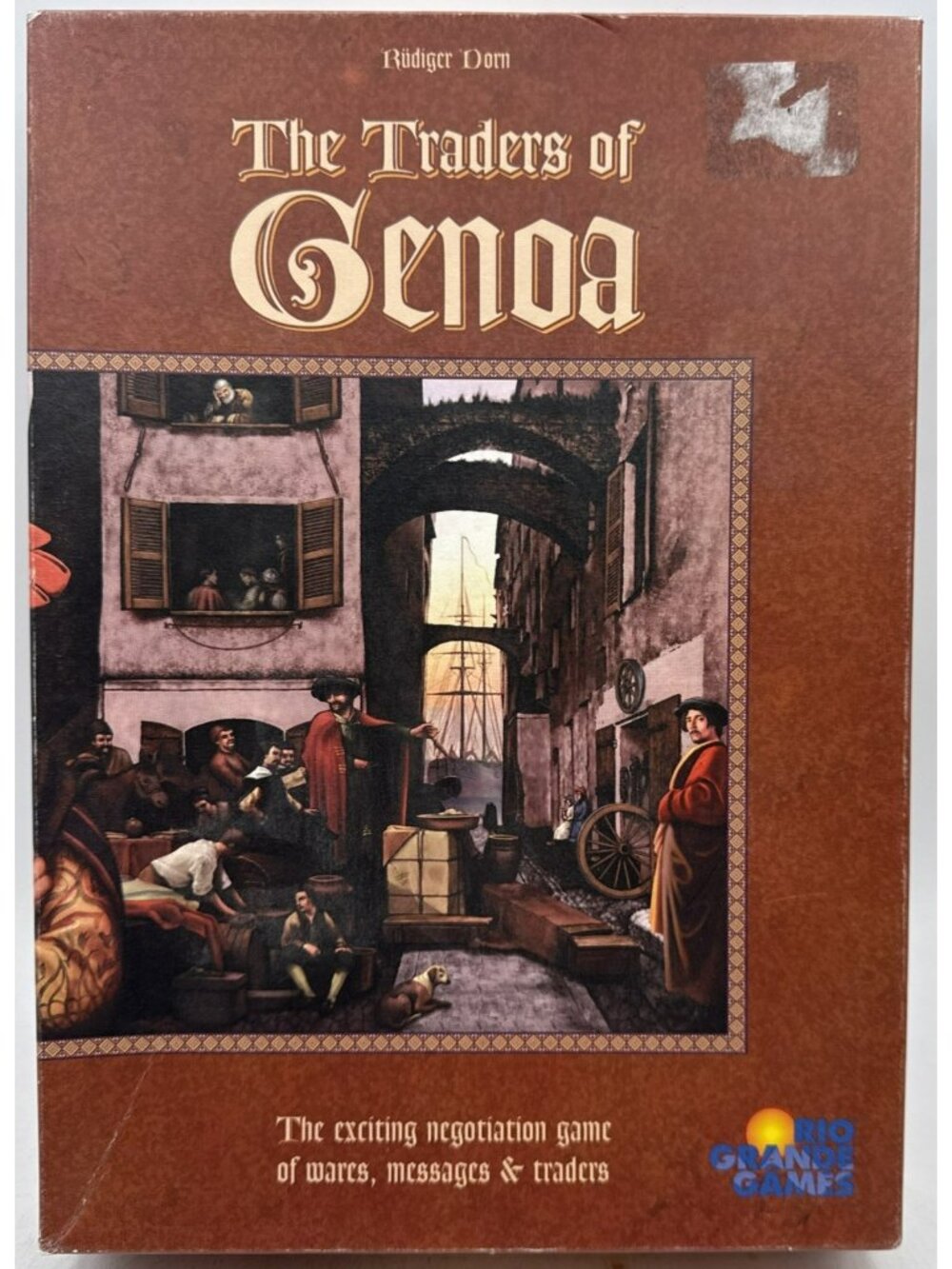 The Traders Of Genoa Strategy Board Game Complete Rio Grande Games